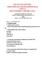 Bài tập ôn tập ở nhà trong thời gian nghỉ học để phòng dịch Covid-19 môn Giáo dục công dân Lớp 8 (Tiếp theo) - Lần 3